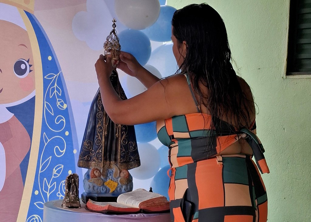 Festa de Nossa Senhora Aparecida - Família do Sr. Luiz Augusto da Silva (Ribeirão Grande) – foto 1
